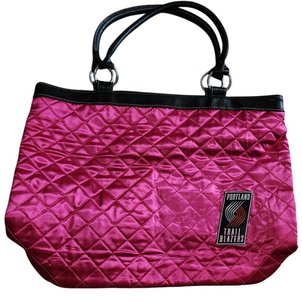 Little Earth Productions Trail Blazers Satin Pink Quilted Handbag Purse